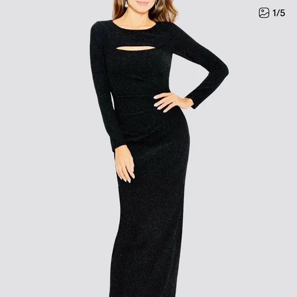 Remi Bader Black Cut out Dress - Picture 2 of 3